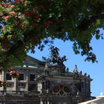 Quadriga auf der Semperoper