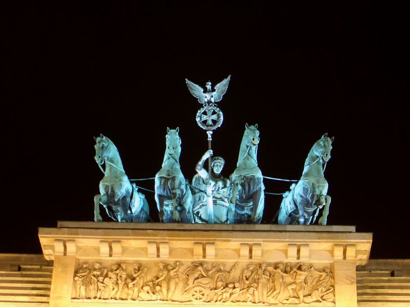 quadriga, beim festival of lights 2006