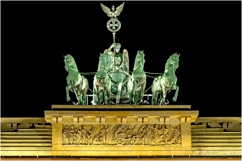 Quadriga Brandenburger Tor Berlin Foto &