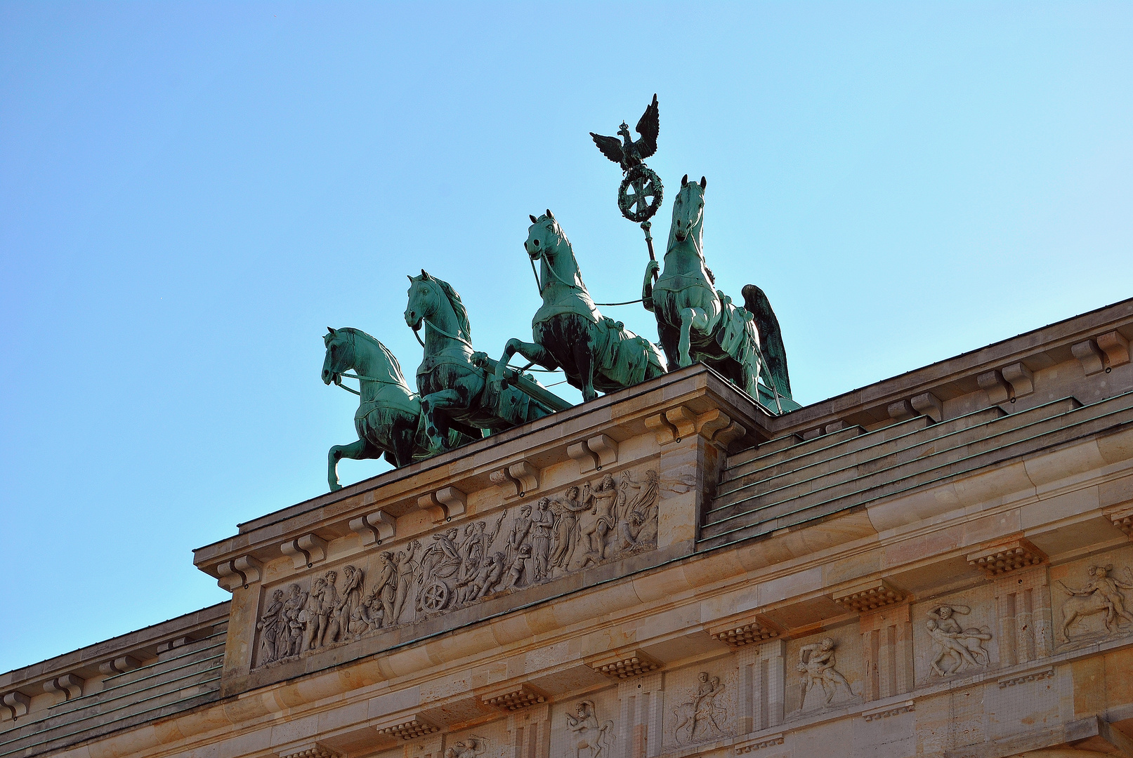 Quadriga - Brandenburger Tor in Berlin