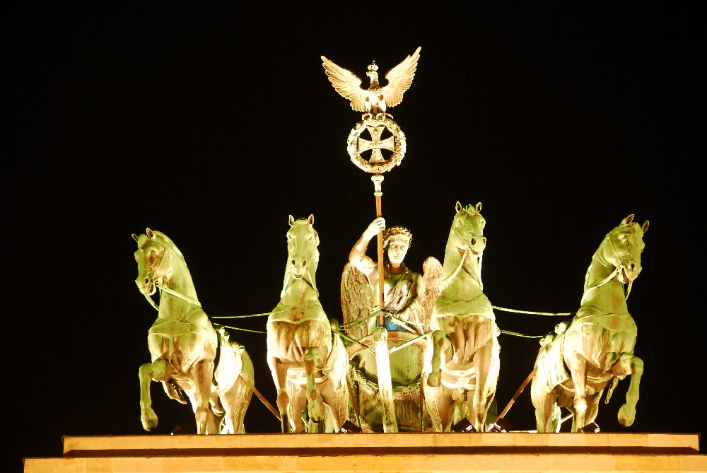 Quadriga Brandenburger Tor Winter 2008