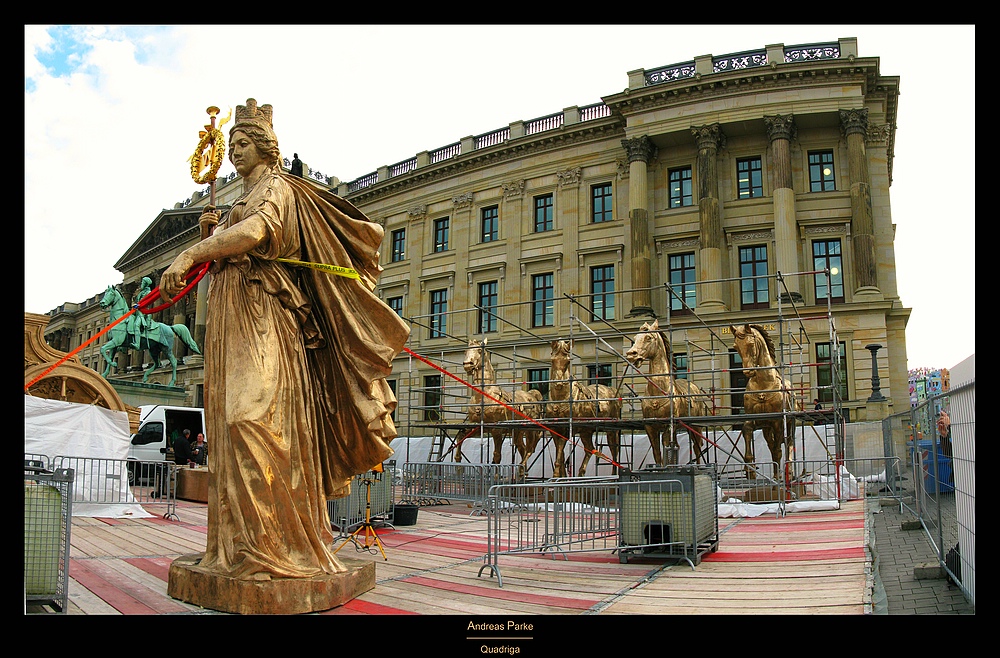 Quadriga im Bau...