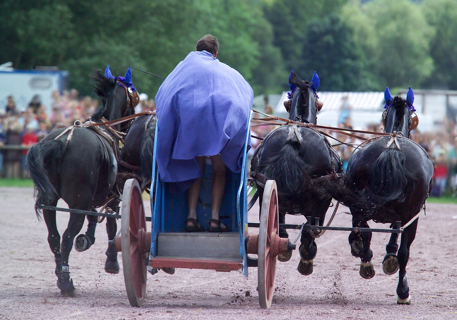 Quadriga, Wagenrennen Römerfest Obernburg