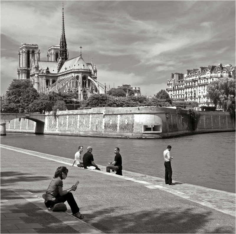 Quai de la Tournelle Foto & Bild france, paris, street Bilder auf