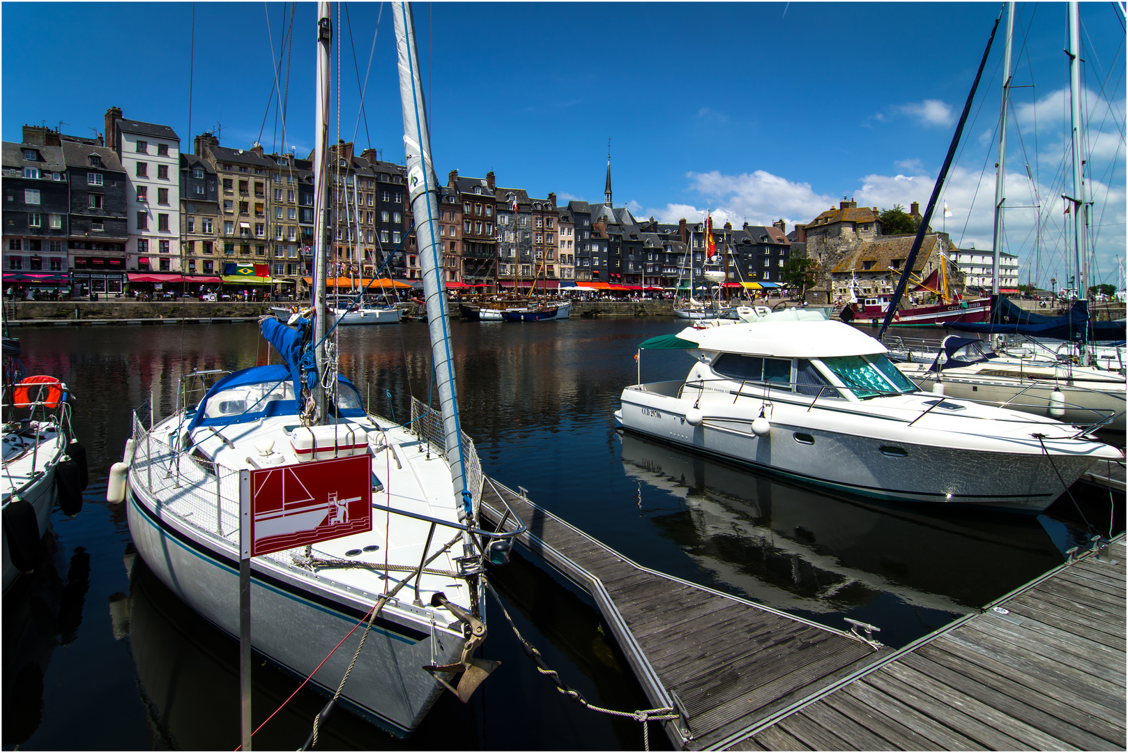 Quai Sainte-Catherine, Honfleur, Frankreich 01