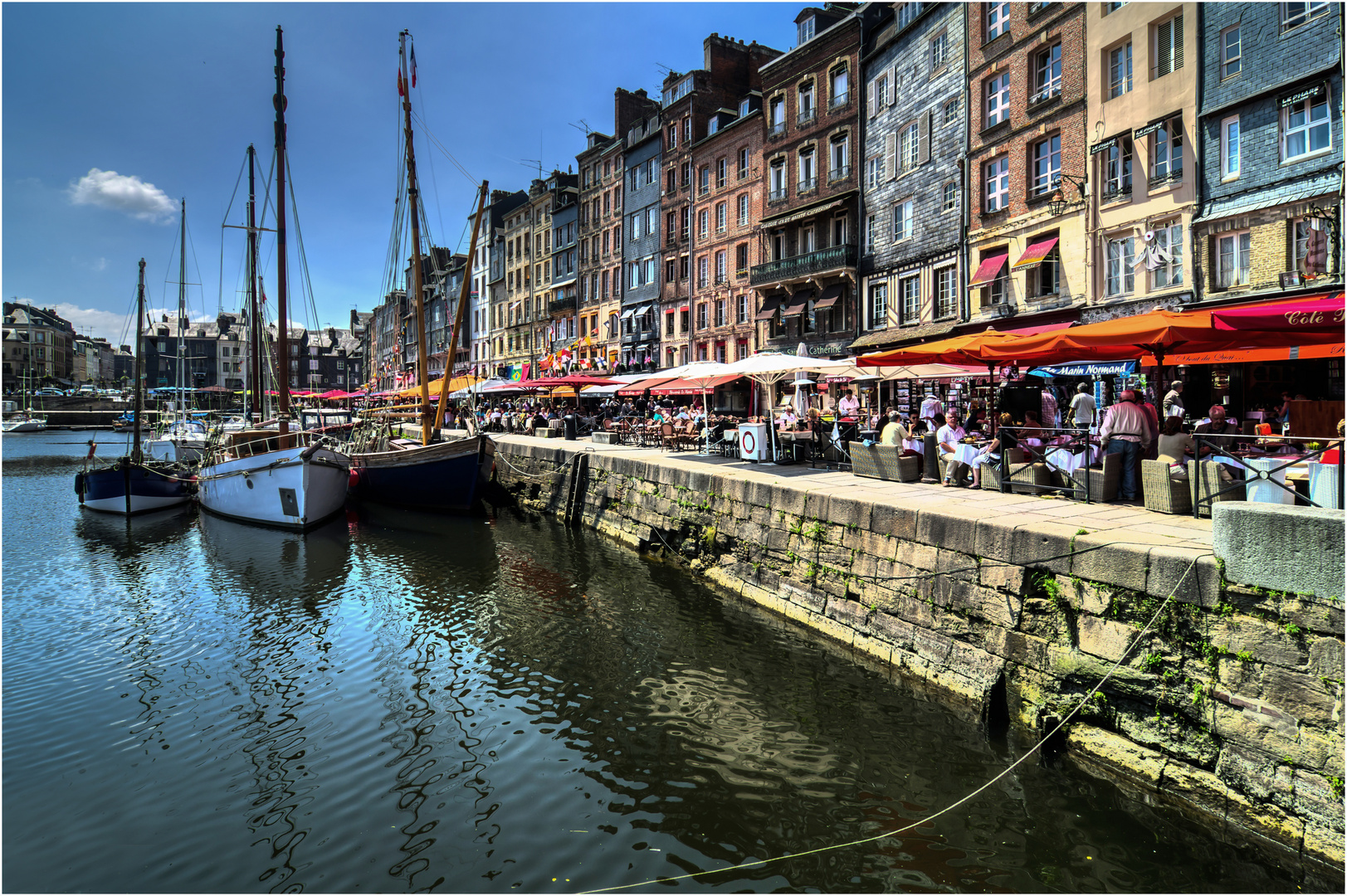 Quai Sainte-Catherine, Honfleur, Frankreich 04