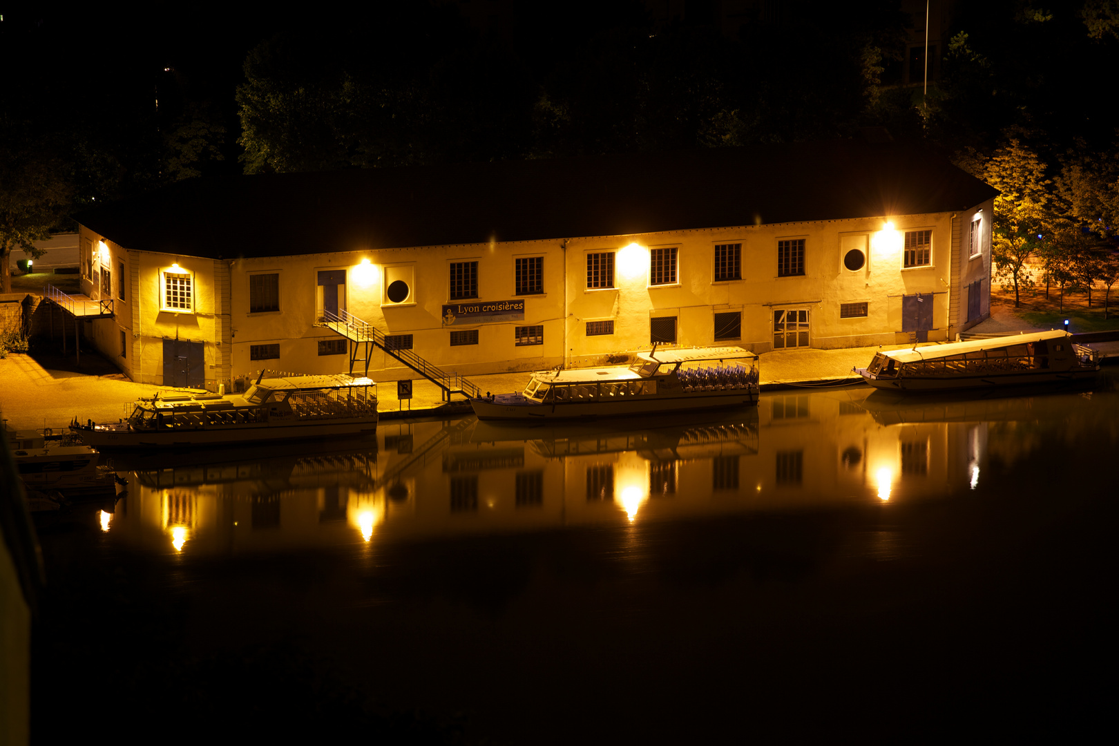 Quais de Saône nocturnes