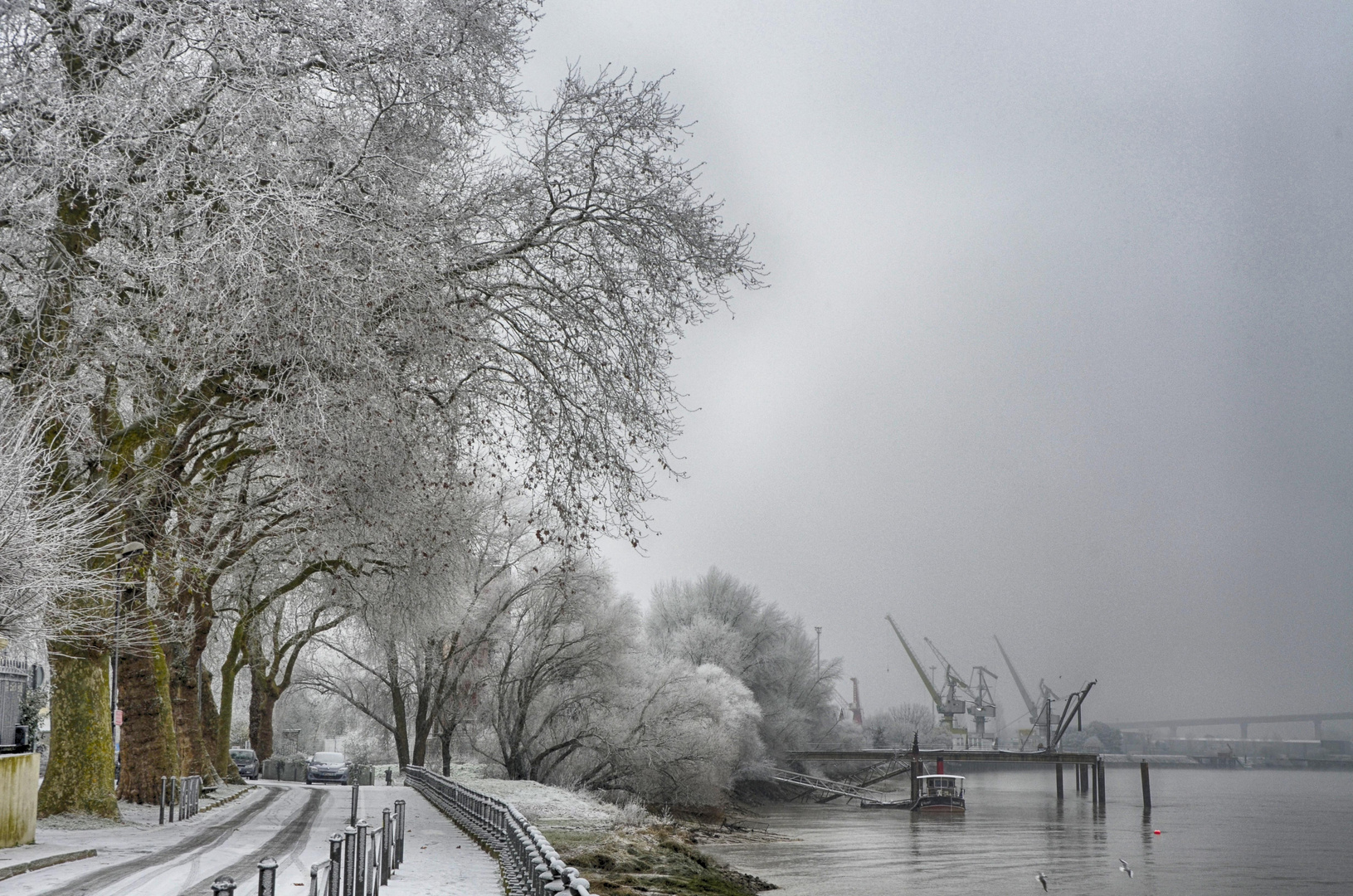 Quand givre et gel...