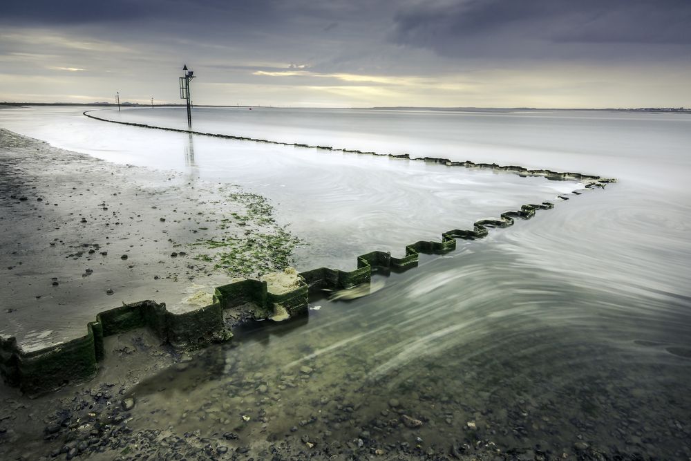 Quand la Baie se vide au crépuscule ! (St Valery-sur-Somme)