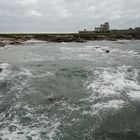 quand la mer se fâche dans le petit port de la pointe de Trévignon