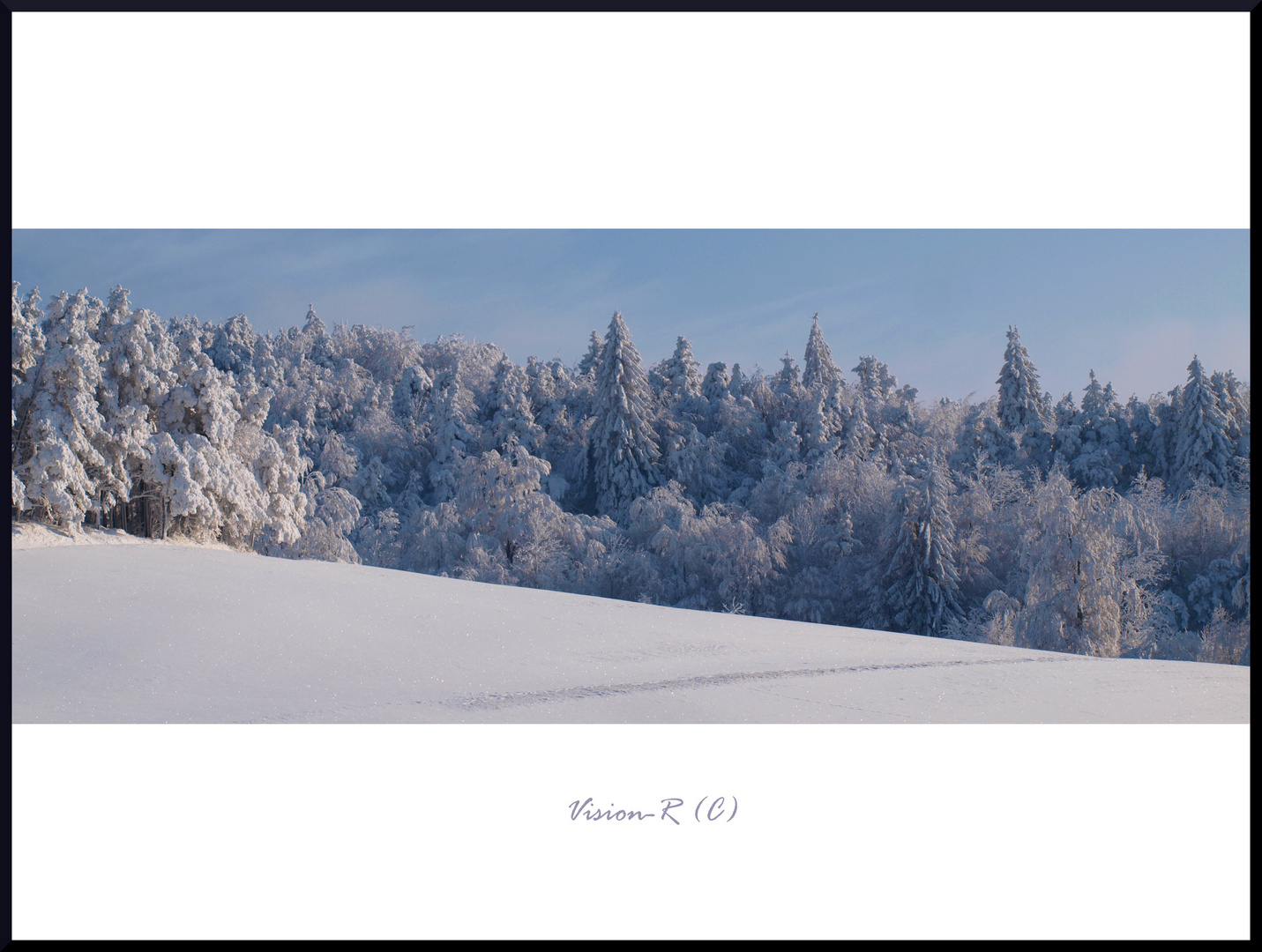 Quand la neige met le paquet!...