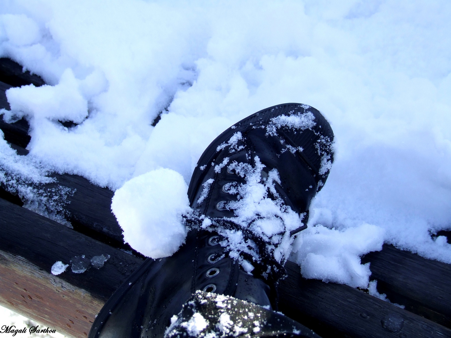 quand la neige s'en mêle....