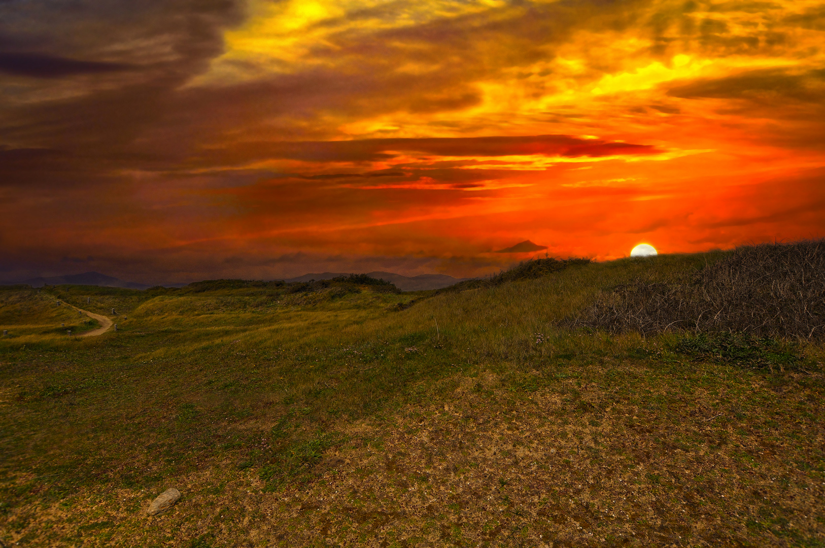 Quand la terre prend feu