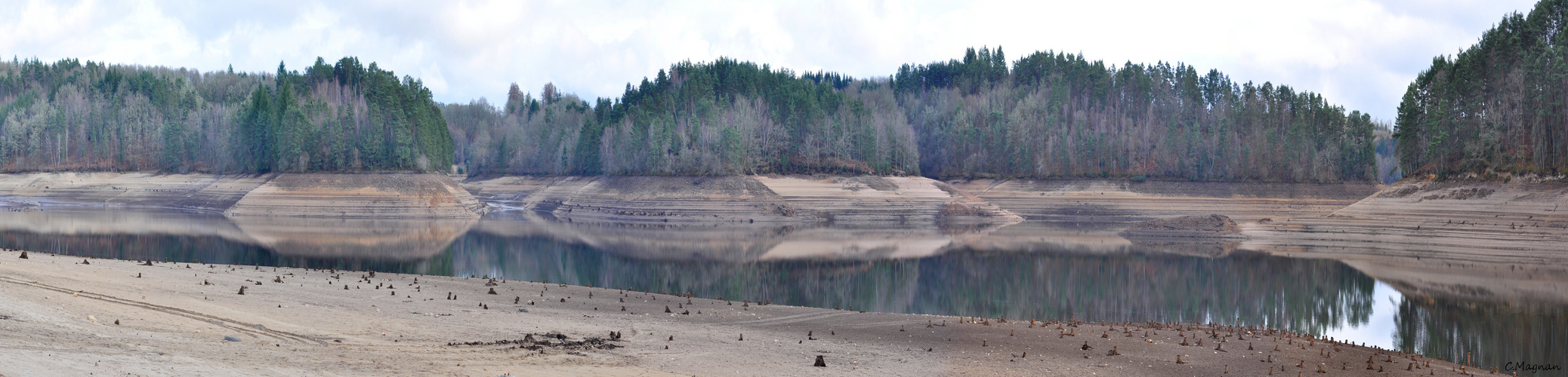 quand le barrage se vide de sa reserve