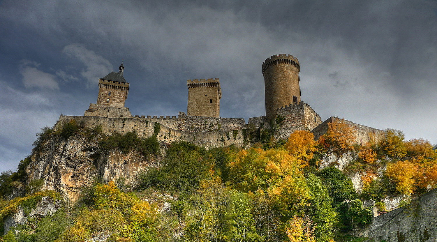 Quand le château se pare de mille feux.