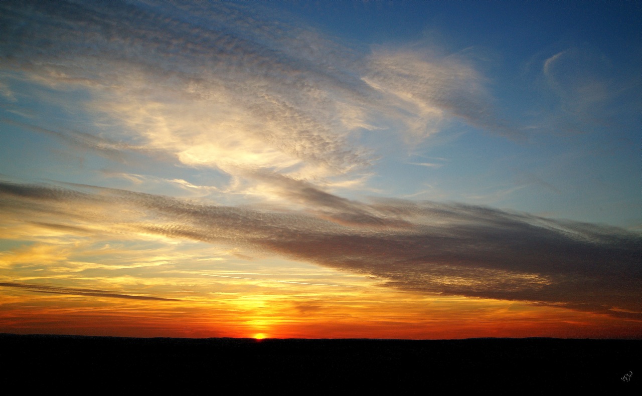 Quand le ciel se colore ...