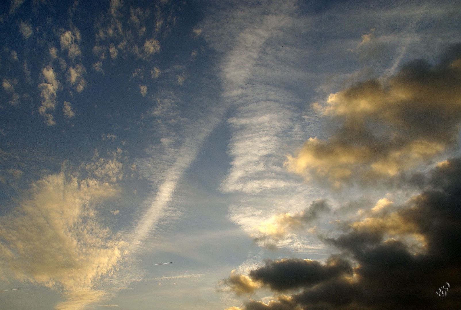 Quand le ciel s'obscursit ....