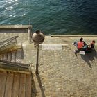 Quand le lampadaire tient la chandelle Quai d Orléans Paris IV arr