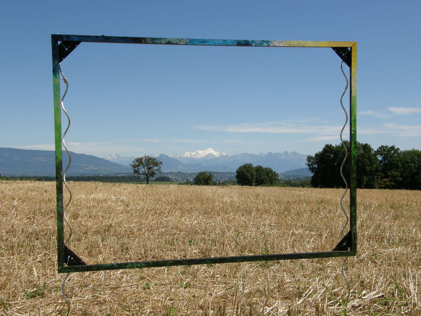 Quand le Mont-Blanc s'invite dans une exposition d'art en campagne !