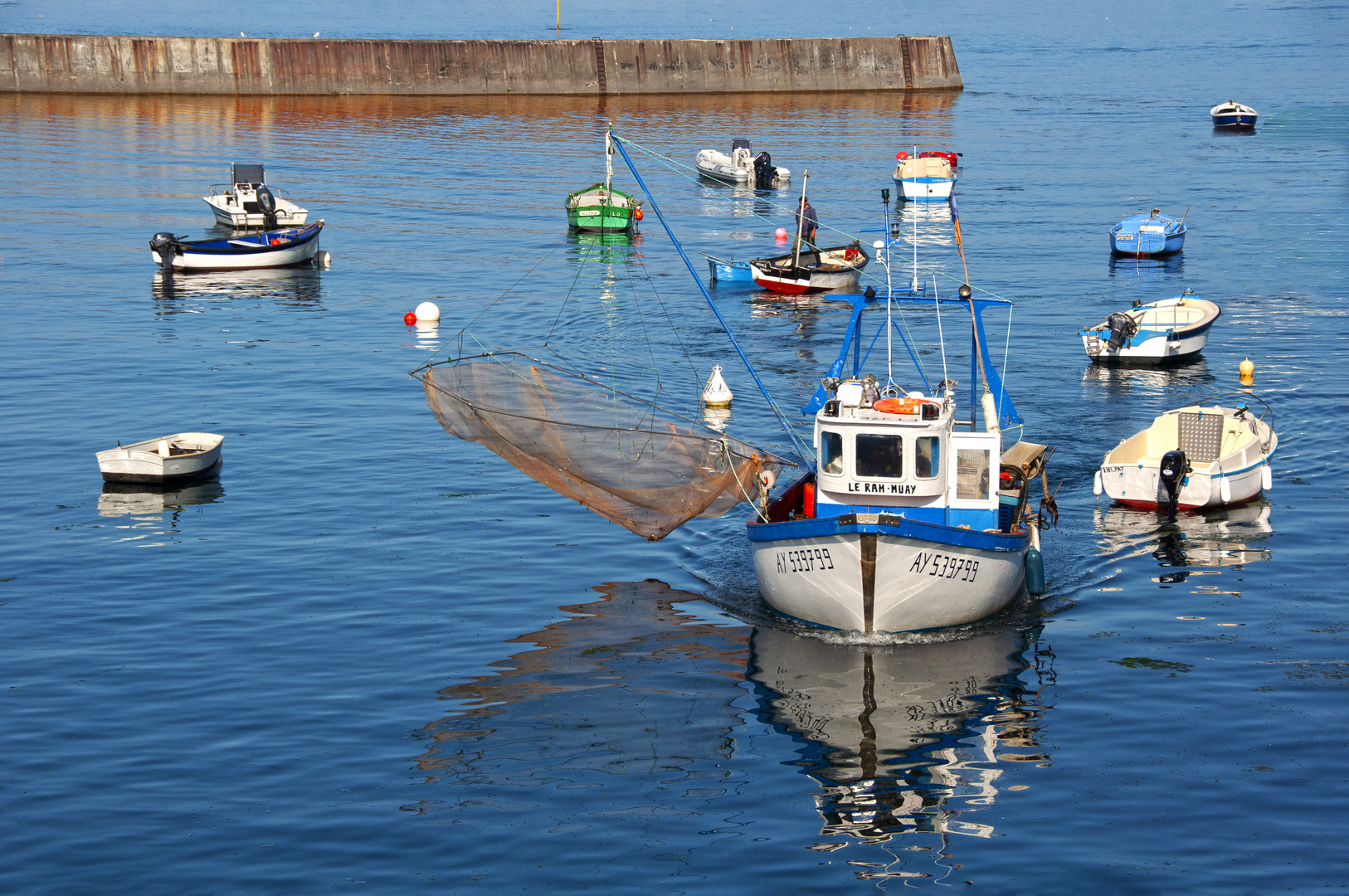 Quand le soleil arrive sur la bretagne