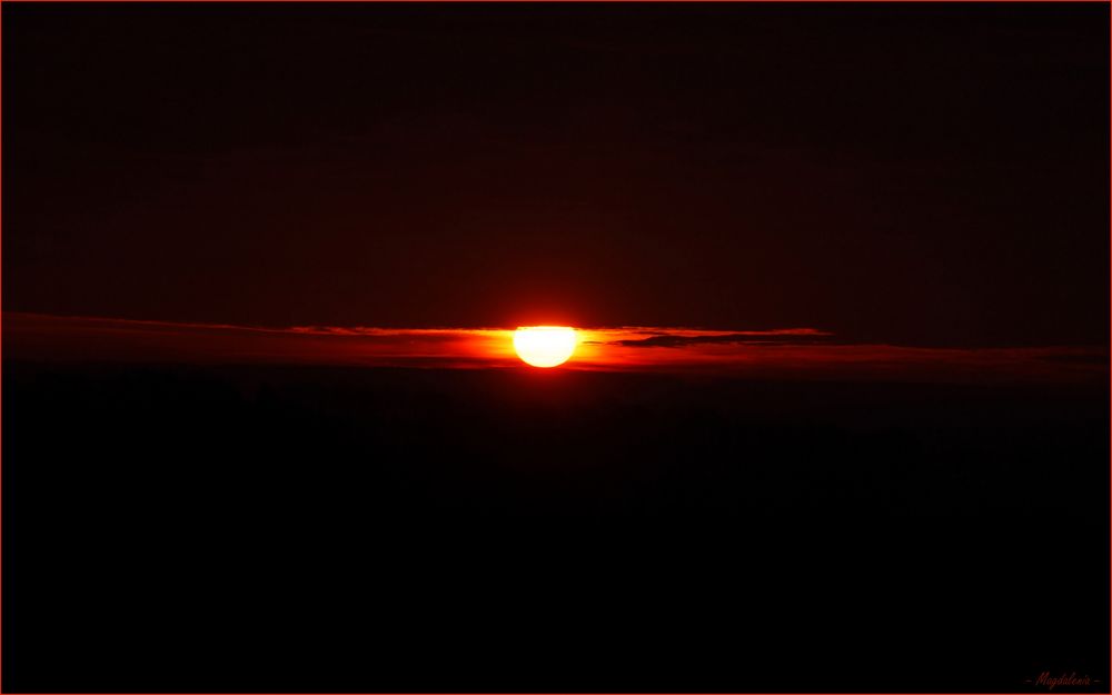 Quand le soleil sort de son écrin