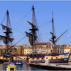 Quand l'Hermione mouillait à Marseille