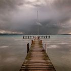 Quand l'orage arrive sur la lac