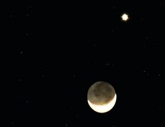 Quand Vénus avait rendez-vous avec la Lune… le  27/02/2009  