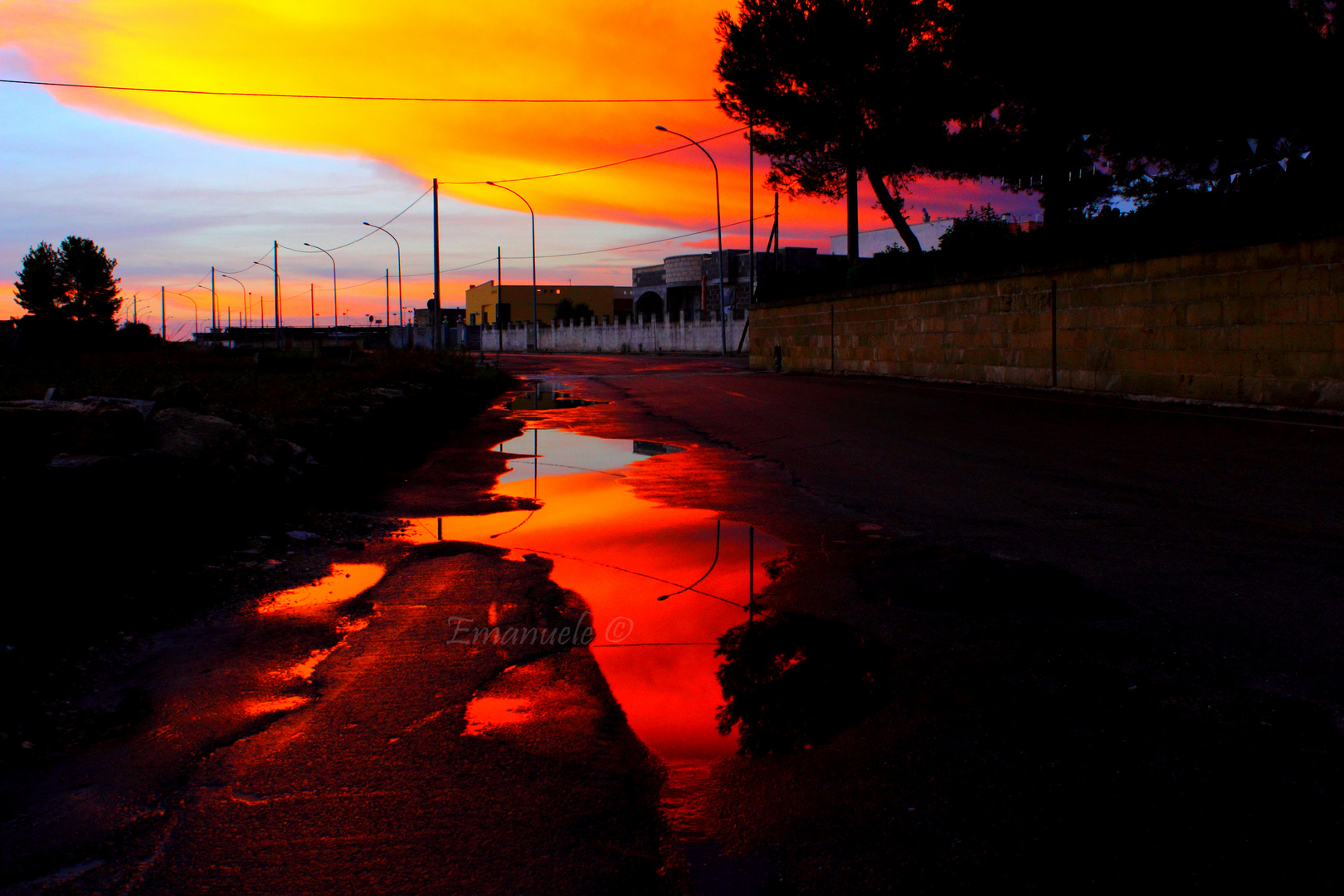 Quando il cielo si colora di rosso