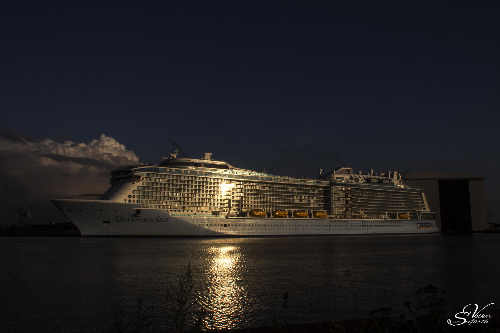 Quantum of the Seas-Neubau der Meyerwerft in Papenburg