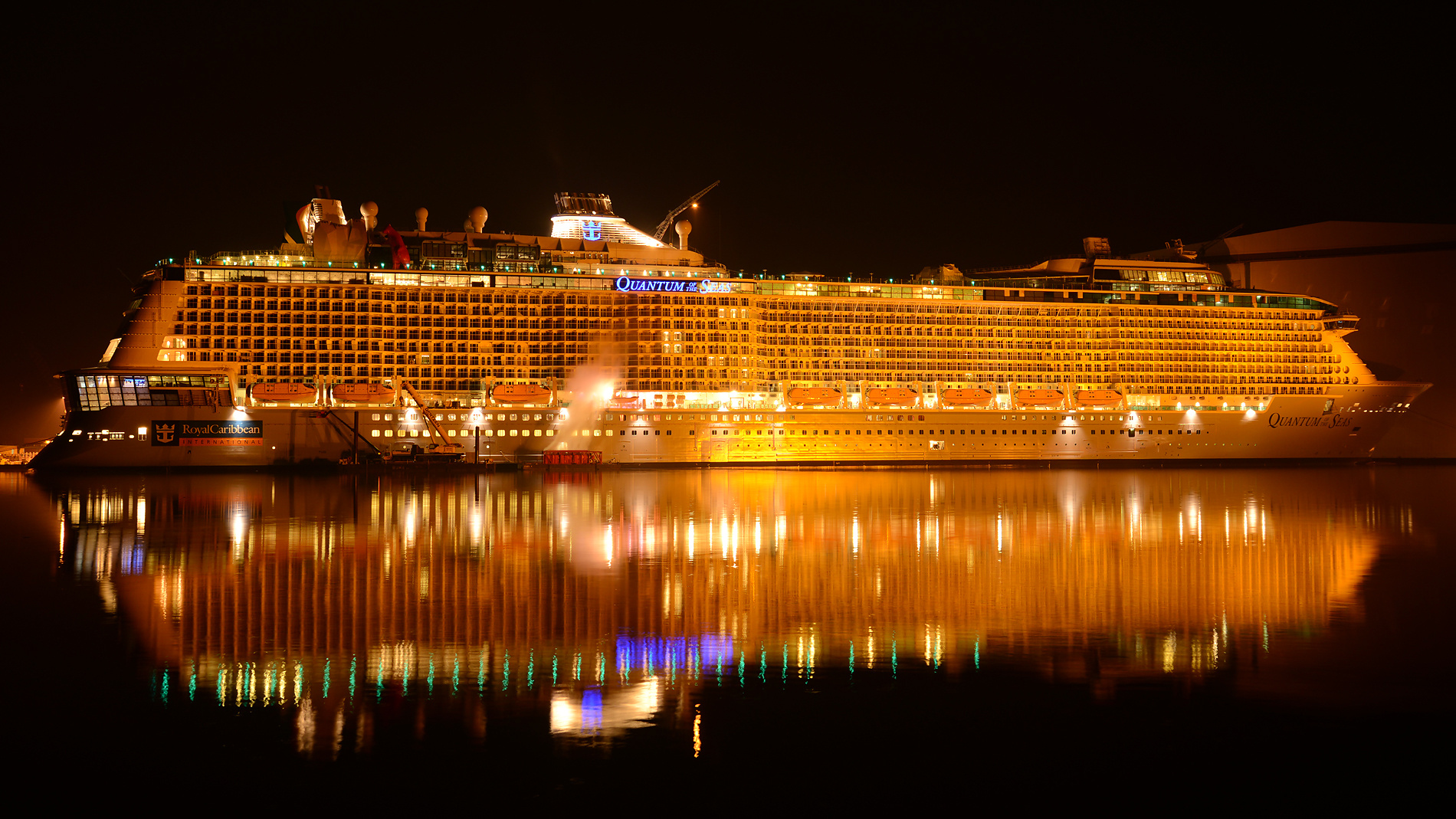 Quantum of the Seas von Heute bei der Lichter Probe