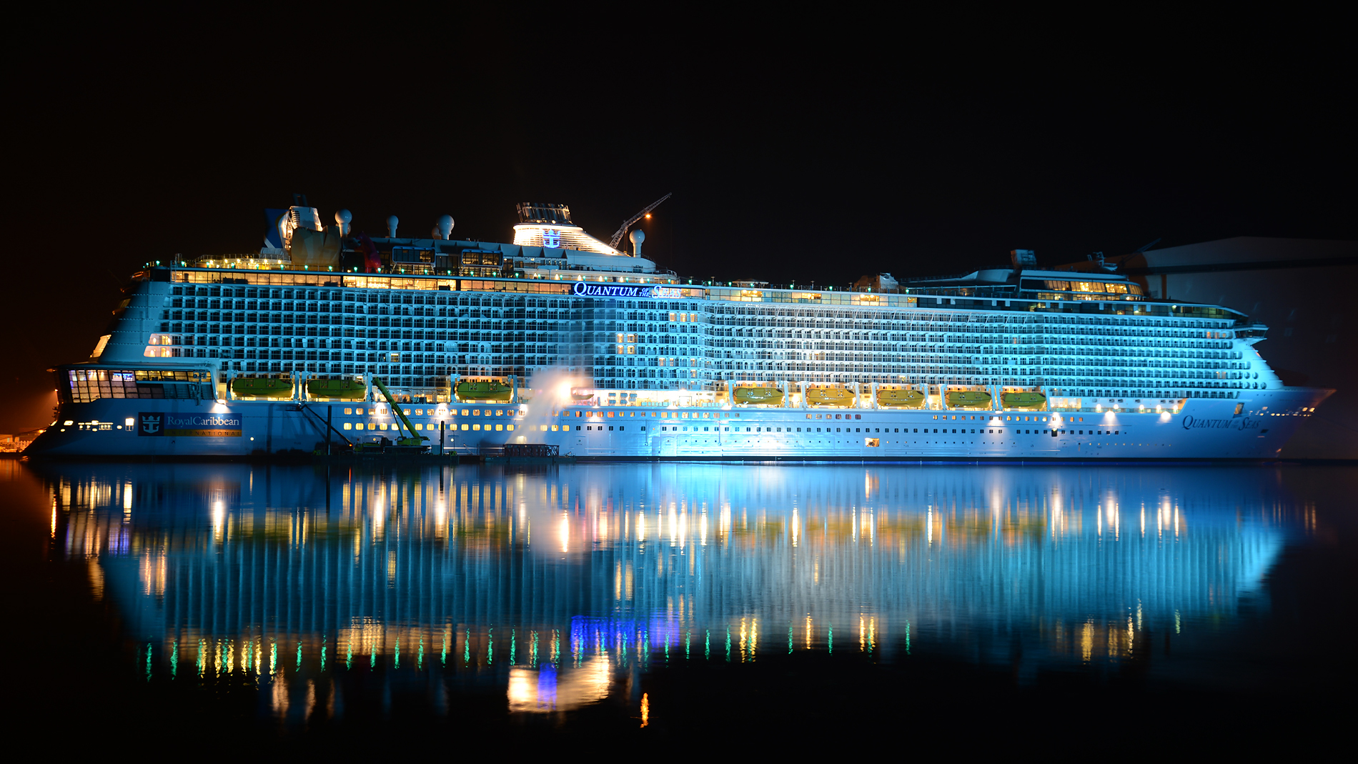 Quantum of the Seas von Heute bei der Lichter Probe