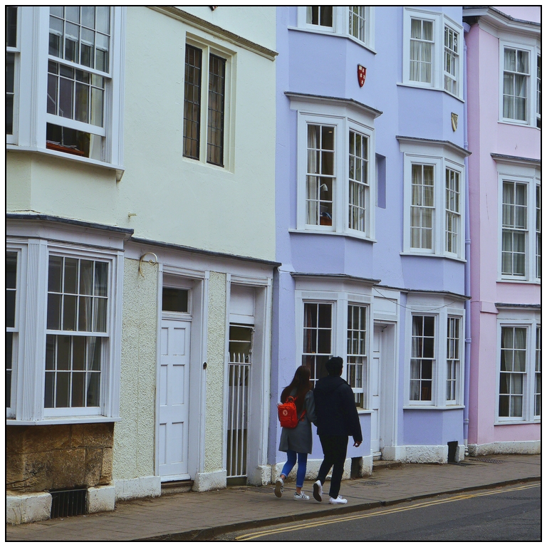 Quartier coloré. 