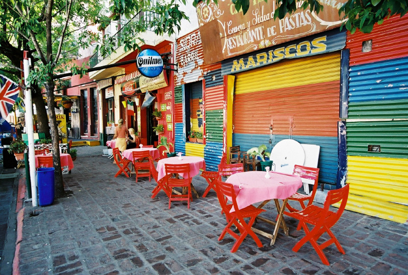 Quartier de la Boca Buenos aires.