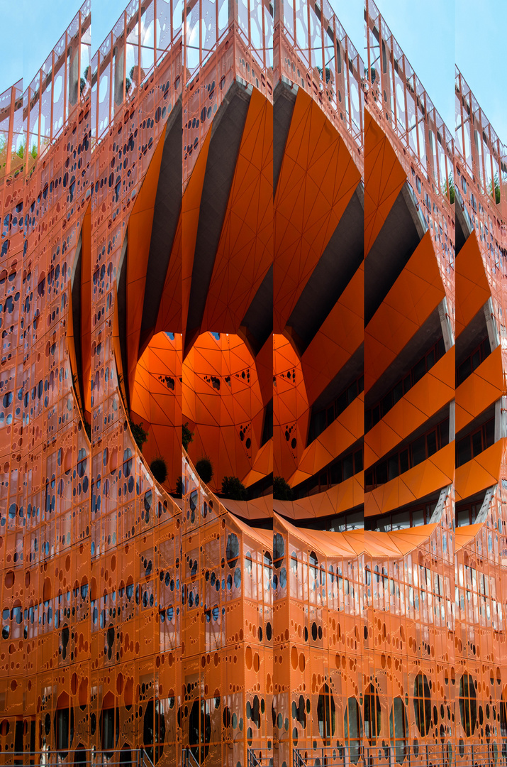 Quartier de la confluence - Lyon - vendredi c'est orange