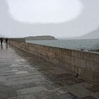 Quay in St-Malo. Again a rain.