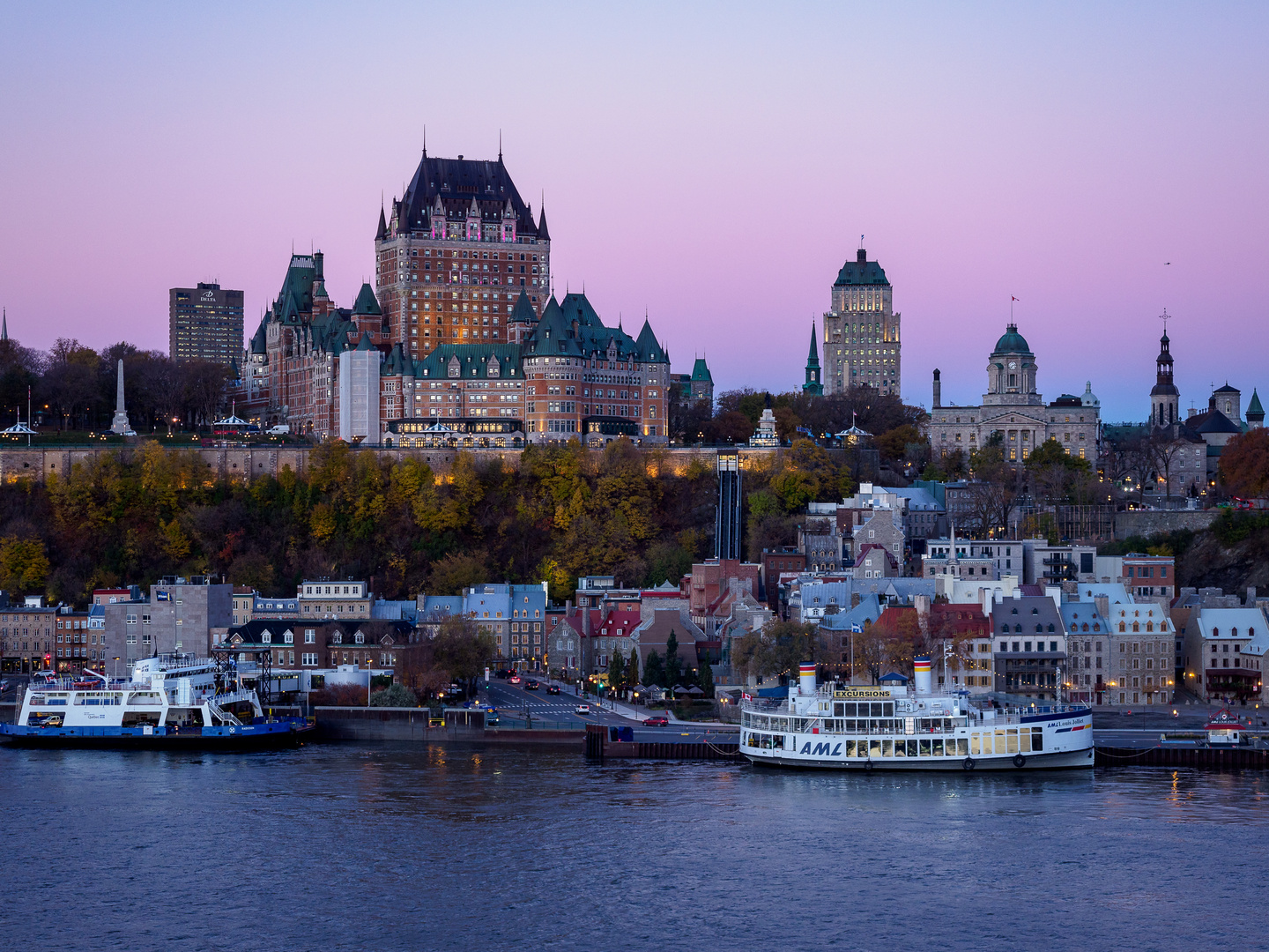 Quebec City - zur blauen Stunde