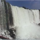 Quede fiume Iguaçu in Brasile