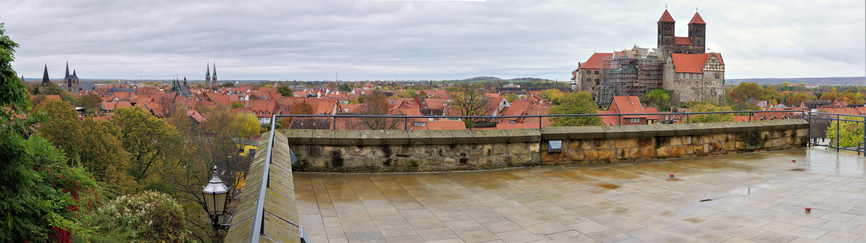 Quedlinburg Blick vom Münzenberg 