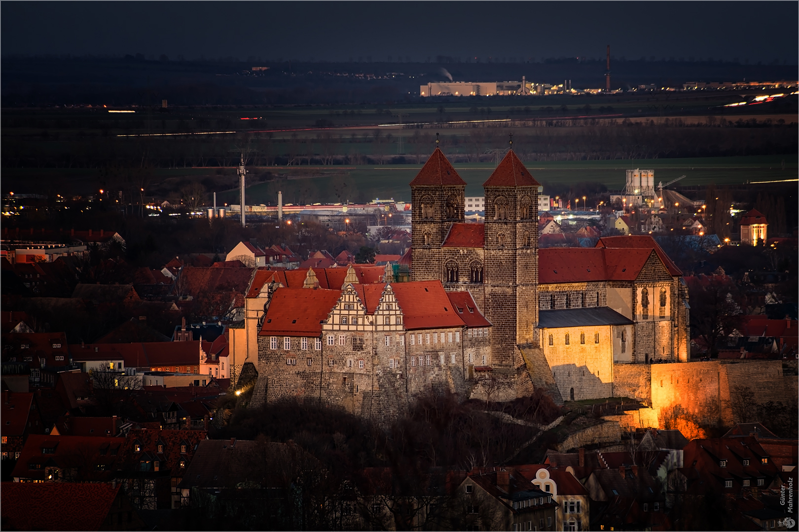 Quedlinburg, Blick zum Schlossberg