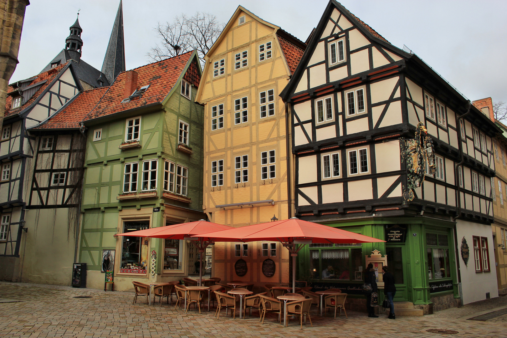 Quedlinburg - Ein Cafe in 7 Häusern