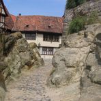 Quedlinburg - Felsen in der Stadt