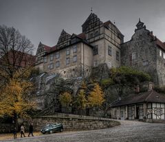 Quedlinburg " Herbimpressionen am Schlossberg (Quedlinburg) " Farbversion