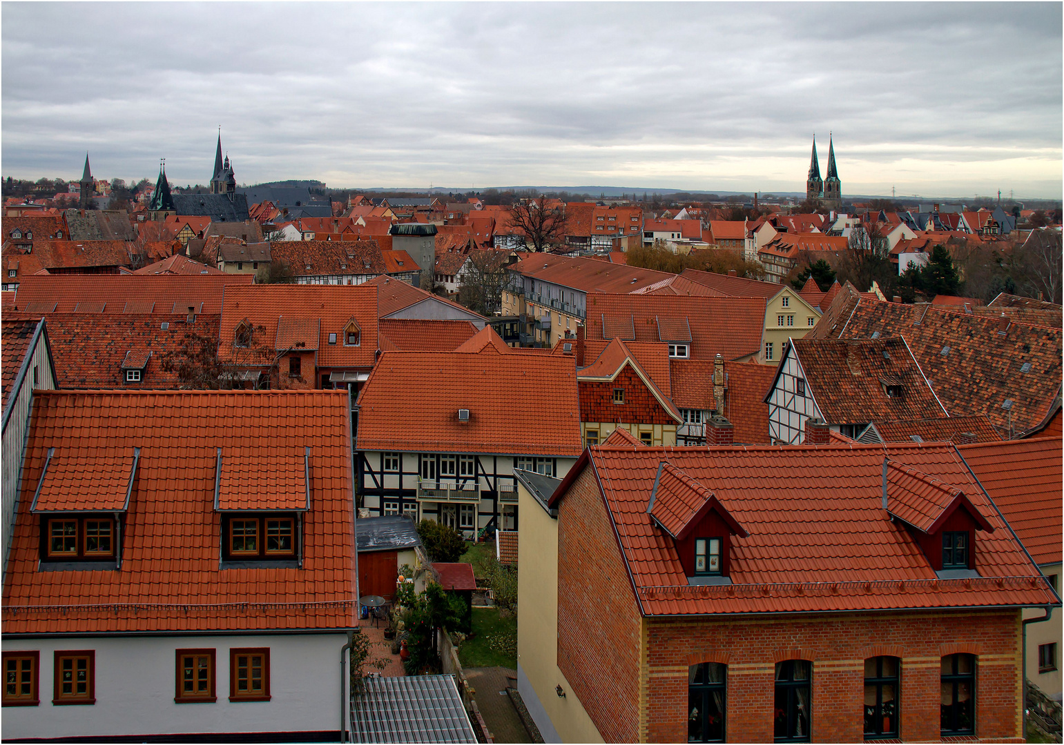 quedlinburg  lag uns zu füßen .....