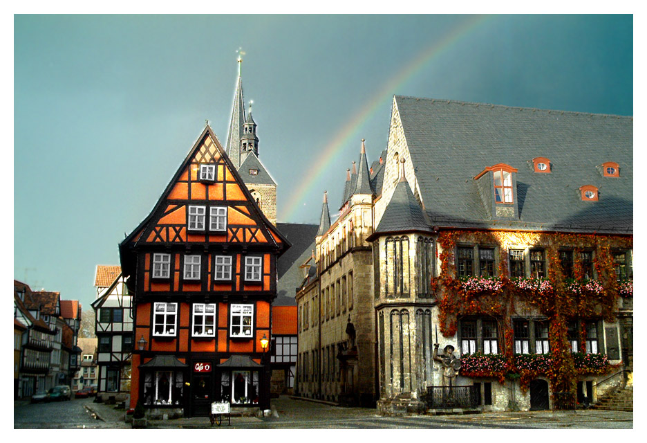 Quedlinburg nach dem Regen