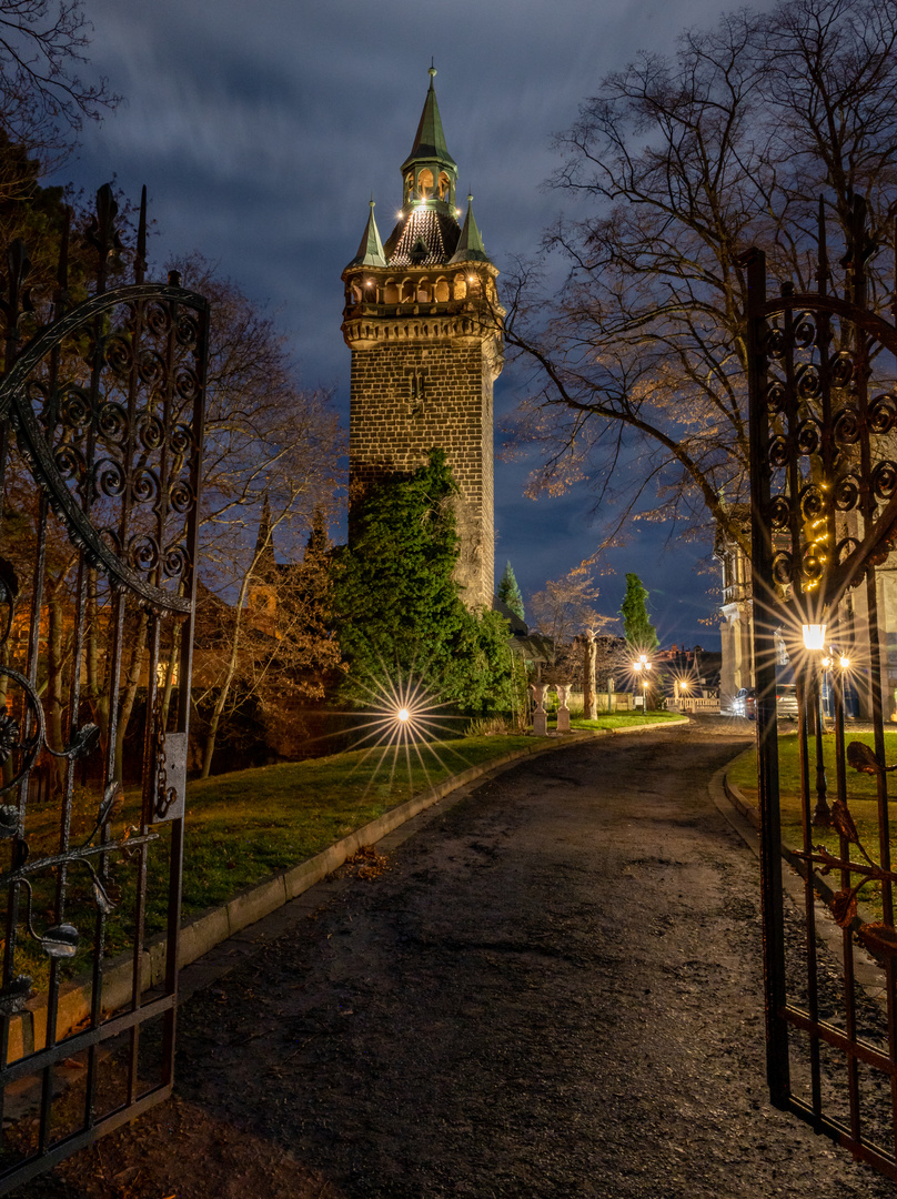 quedlinburg - nachtfoto mit Video