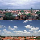 Quedlinburg Stadtansicht 1 1994 und 2014