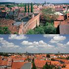 Quedlinburg Stadtansicht 2 1994 und 2014