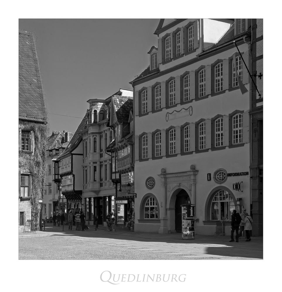 Quedlinburger- Impressionen " Blick in die Breite Strasse..."