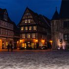 Quedlinburger Marktplatz in den Abendstunden